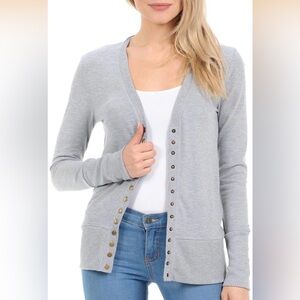 Snap Button Women's Cardigan